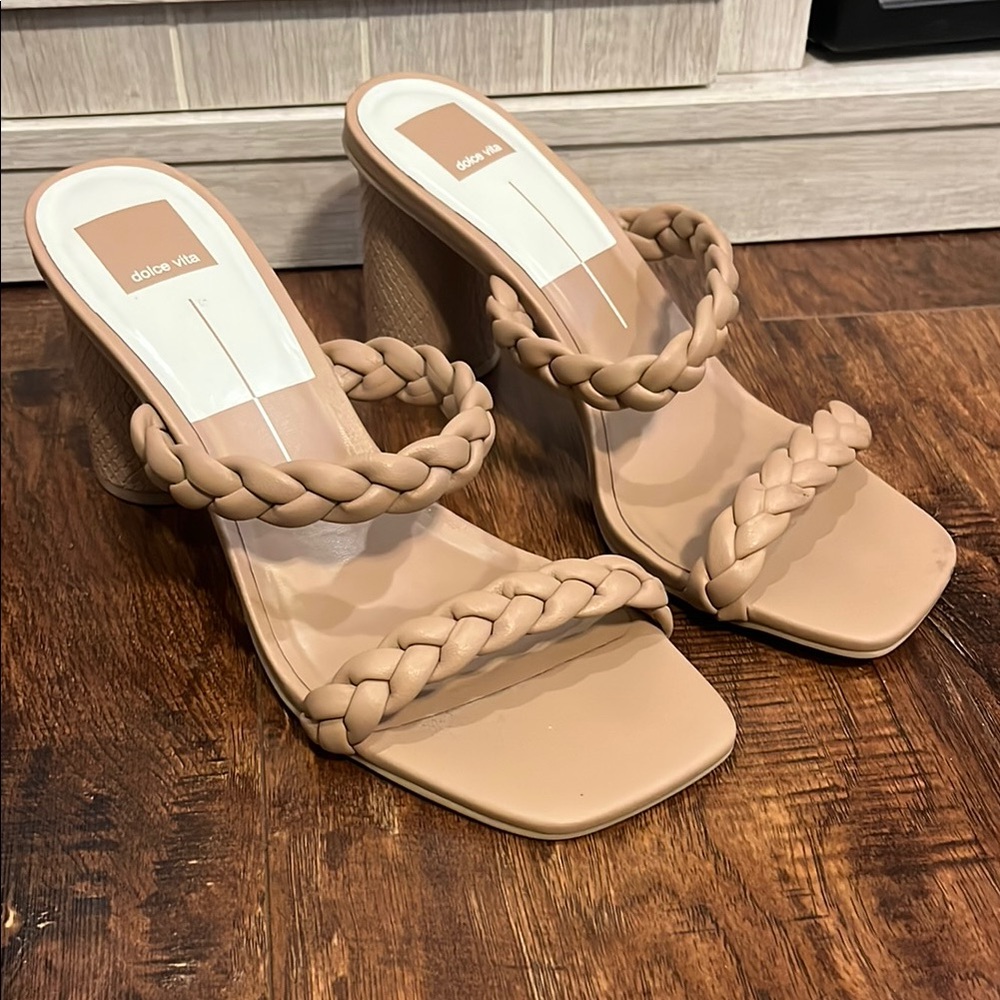 Dolce Vita Nairi Woven Heeled Sandals